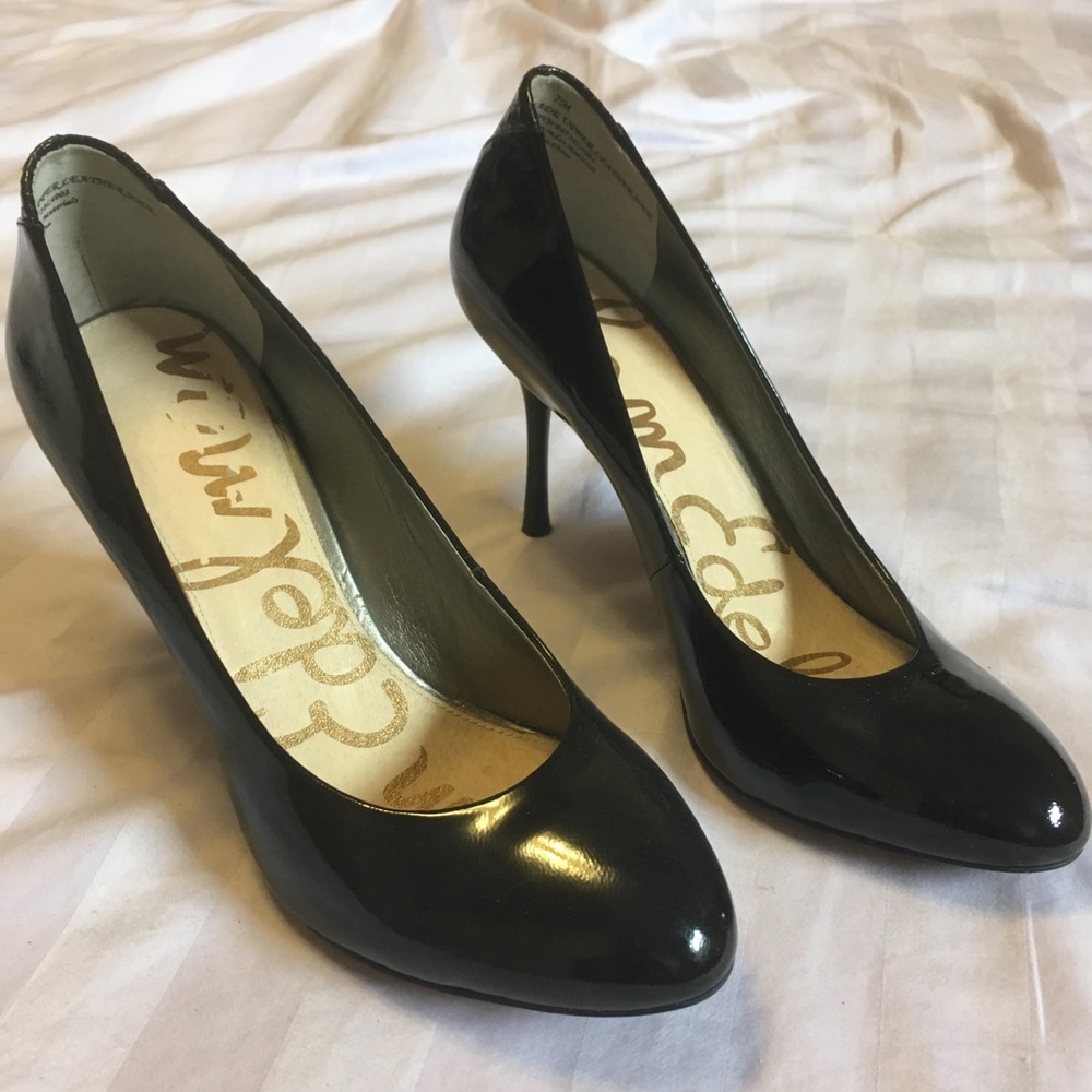 Sam Edelman Black Patent Heels